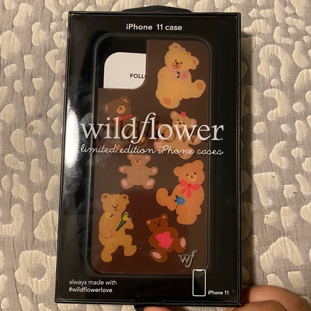 wildflower bear case, iphone 11